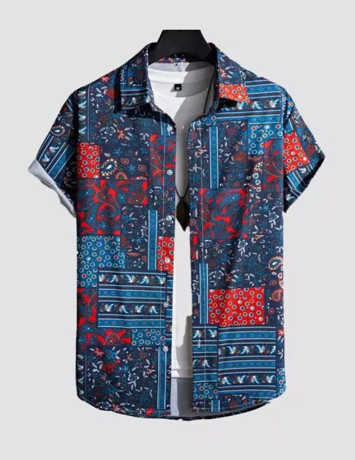 BEACH ELEGANT AND CASUAL ENCHANTING MULTICOLOR PRINTED